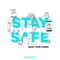 Stay home, stay safe, best protection against a covid-19 viral infection, hand drawn retro vector illustration.