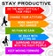 Stay productive