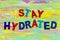 Stay water hydrated physical fitness routine