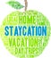 Staycation Word Cloud