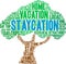 Staycation Word Cloud