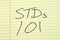 STDs 101 On A Yellow Legal Pad