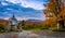 Ste-AgnÃ¨s Chapel, vineyard of the Eastern Townships in Sutton, Quebec, Canada.