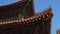 Steadicam shot of a inner part of the Forbidden city - ancient palace of China`s emperor