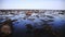 Steady Panning Video of a Low Tide