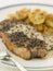 Steak au Poirve\' with Saut Potatoes