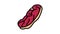 steak beef color icon animation