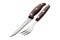 Steak cutlery set - knife and fork isolated