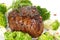 Steak dinner , Fillet Mignon- juicy grilled,isolat