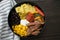 Steak Fajita Bowl with Rice and Vegetables