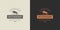 Steak house logo vector illustration jumping bull silhouette good for farm or restaurant badge
