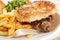 Steak and kidney pie meal