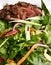 Steak Salad with Mixed Greens