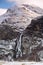 An Steall waterfall at Glen Nevis in Scottish Highlands