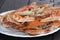 Steam Dungeness crab