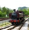 Steam engine Train at Totnes Station Devon England