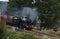 Steam loco special train on West Coast Main Line