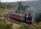 Steam loco special train on West Coast Main Line