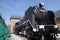 a steam locomotive locomotive shed, Kyoto, Japan