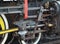 Steam Locomotive Wheel and Piston Detail