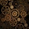 Steam punk gears background