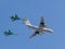 Steam refueling of military aircraft in the air