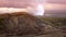 Steam and Smoke Rising From the Active Halemaumau Crater in Volc