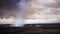 Steam and Smoke Rising From the Active Halemaumau Crater in Volc