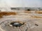 Steam thermal pond. Yellowstone National Park