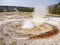 Steam thermal pond. Yellowstone National Park