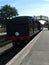 Steam train Corfe Village to Swanage in glorious UK sunny day