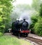 Steam Train Engine on the Nene Valley Railway