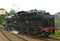 Steam train engine number 44422 on Nene Valley Railway Cambridgeshire UK 