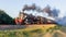 Steam Train Motion Speed Blur Countryside