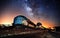 Steam train at night - sky scenics - nature 2018