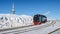 Steam train during winter in the snow in the Harz Germany Brocken Bahn