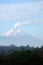 Steam venting from Cotopaxi volcano