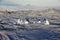 Steam vents on the summit of Mount Erebus, Antarctica