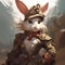 Steambunnys: A Steampunk Rabbit Avatar Inspired By Atey Ghailan And Dutch Marine Scenes