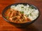 Steamed basmati rice flavoured with Cumin and spices served with a curry made of Cottage cheese cubes in a rich smooth gravy of