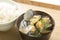 Steamed bivalve clams, Japanese food,