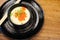 Steamed eggs, Egg custard dish, Chawanmushi in Japanese topped w