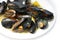 Steamed mussels