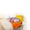 Steamed root vegetable on a bowl