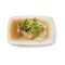 Steamed snow fish in soy sauce