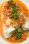 Steamed snow fish with spicy sauce