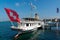 Steamer moored in the Geneva harbor