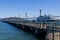 Steamer and oakland bridge on pier seven