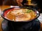 Steaming bowl of miso chashu ramen, Osaka, Japan