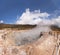 Steaming Geyser in Java, Indonesia